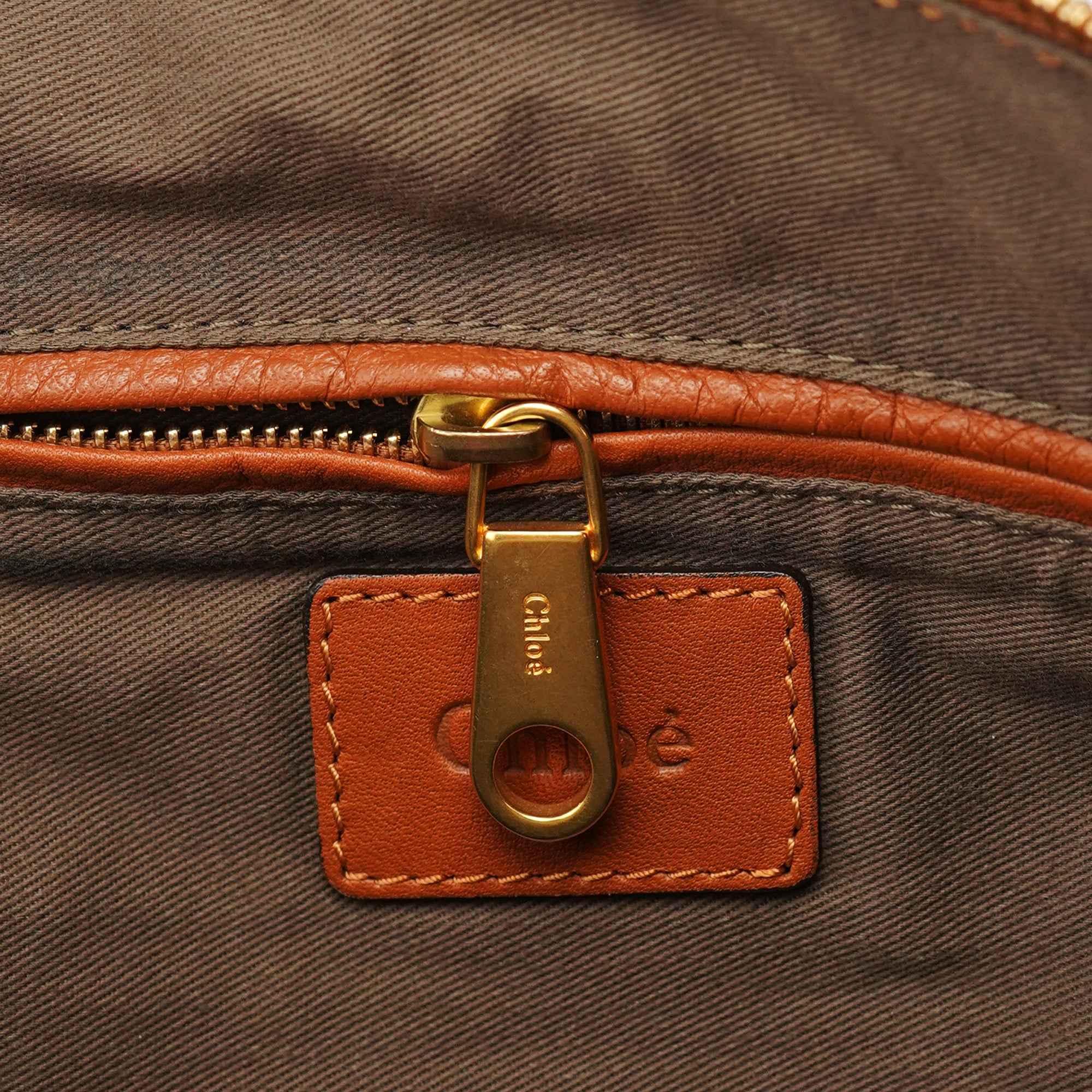 Brown Leather Marcie Tote Bag