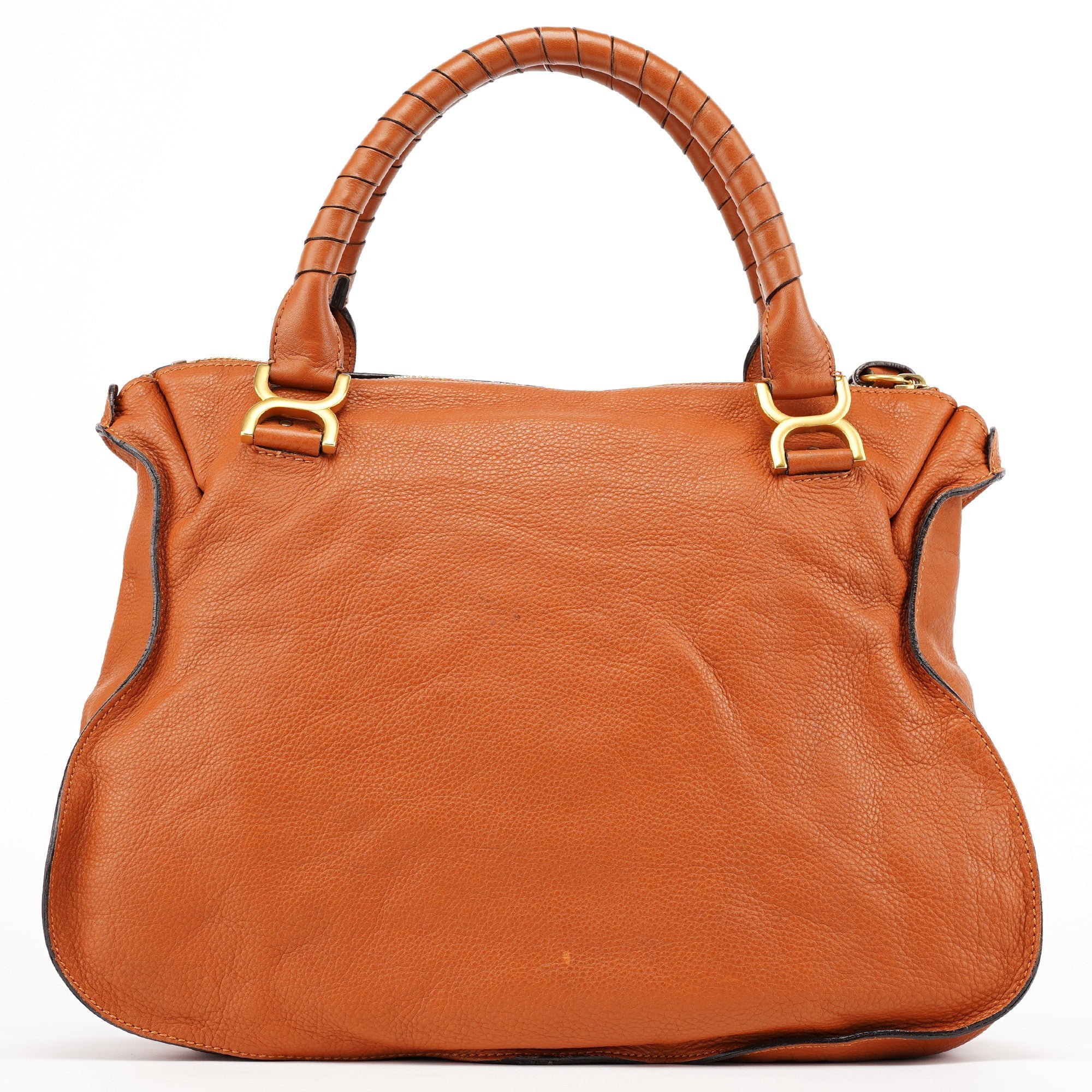 Brown Leather Marcie Tote Bag