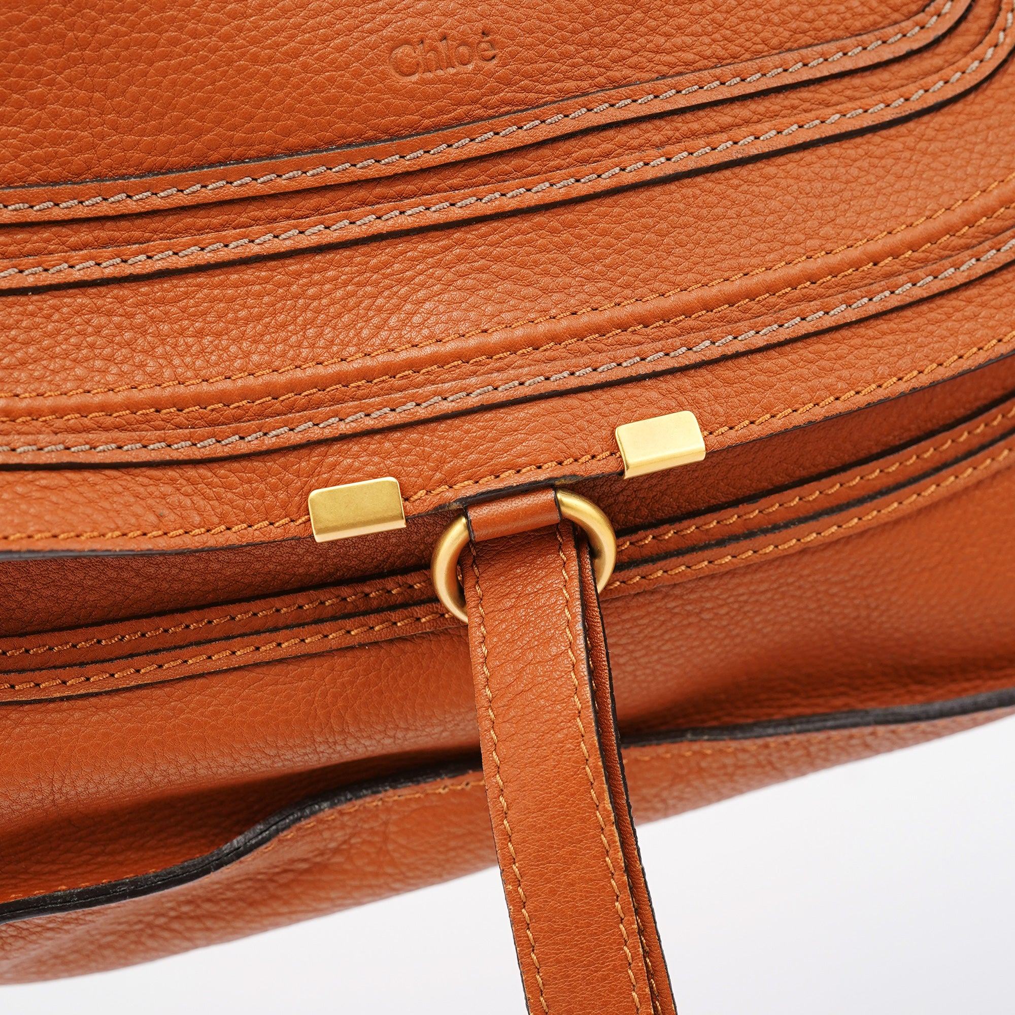 Brown Leather Marcie Tote Bag