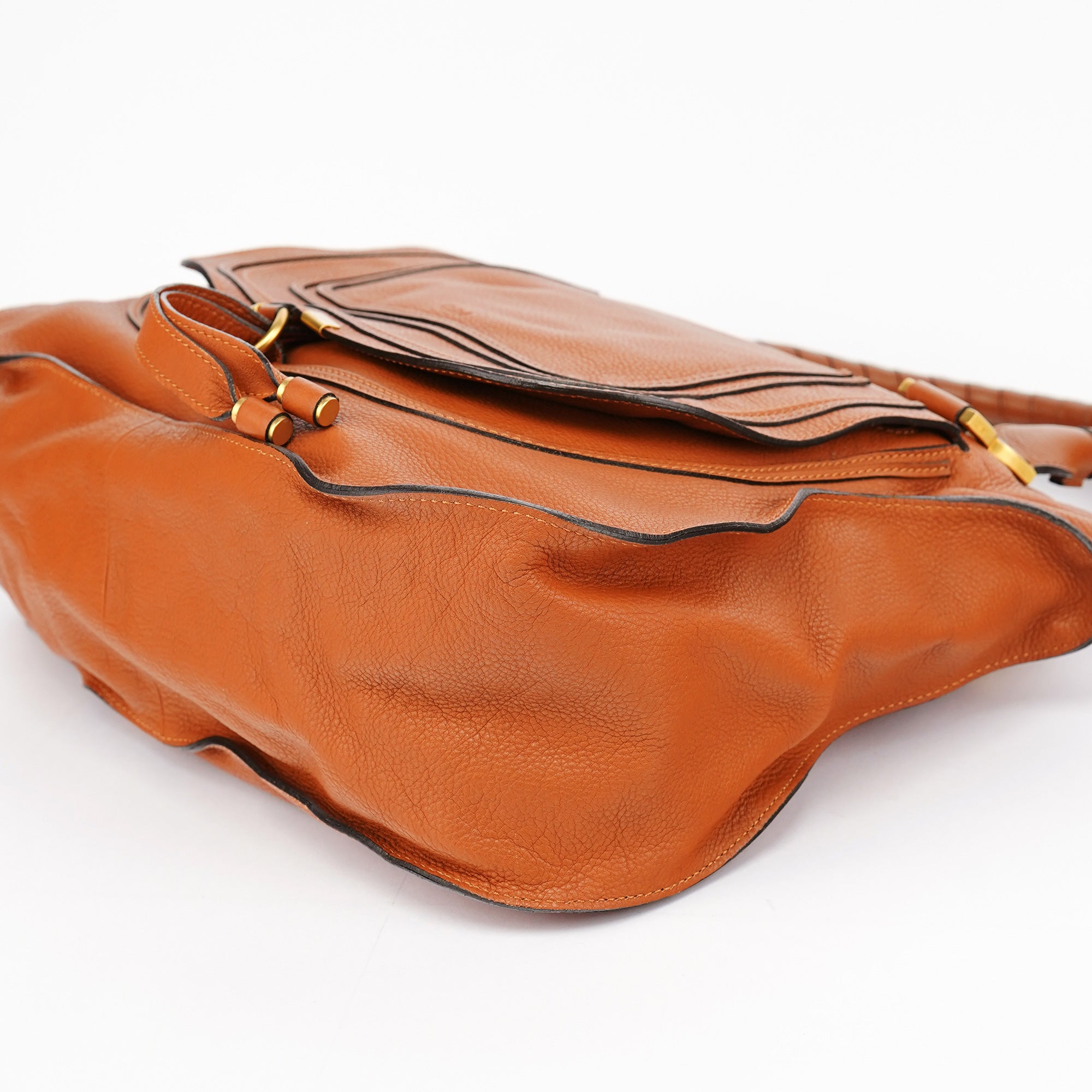 Brown Leather Marcie Tote Bag