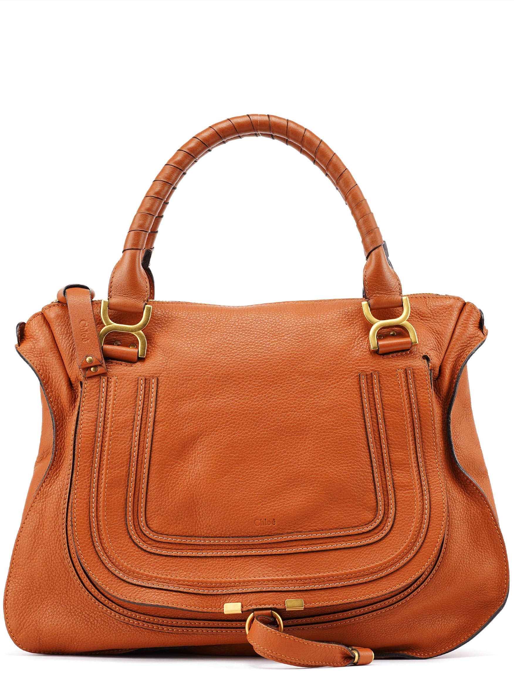 Brown Leather Marcie Tote Bag
