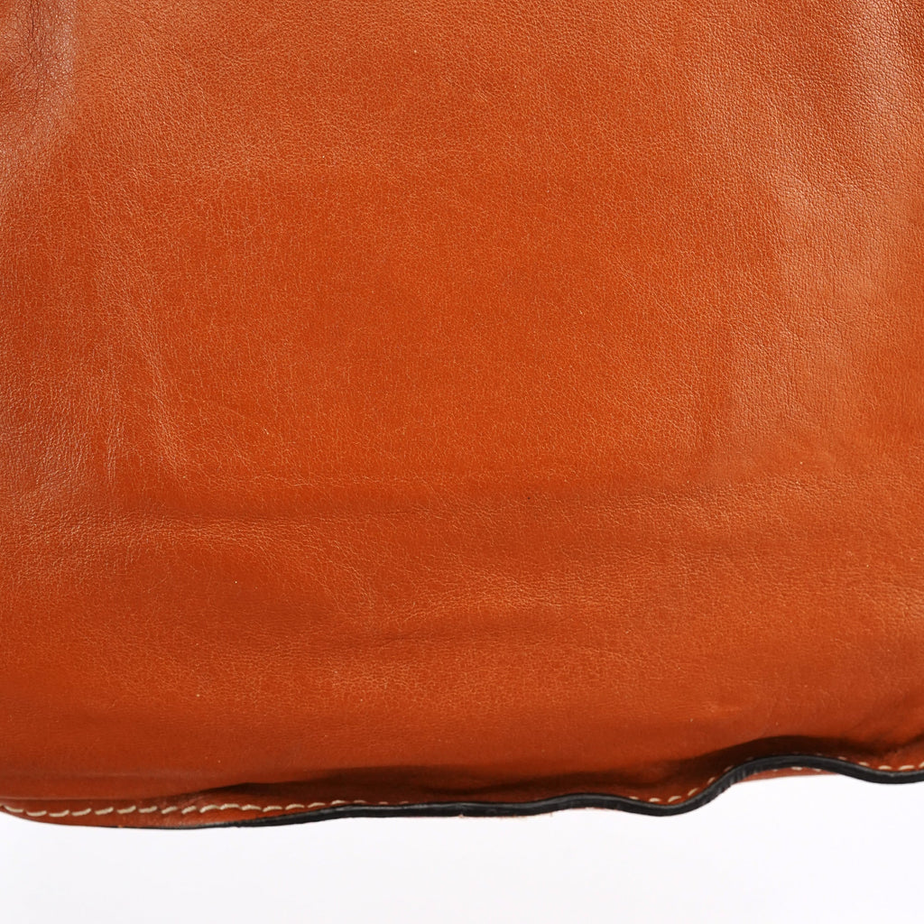 Brown Leather Marcie Turnlock 2-Way Bag