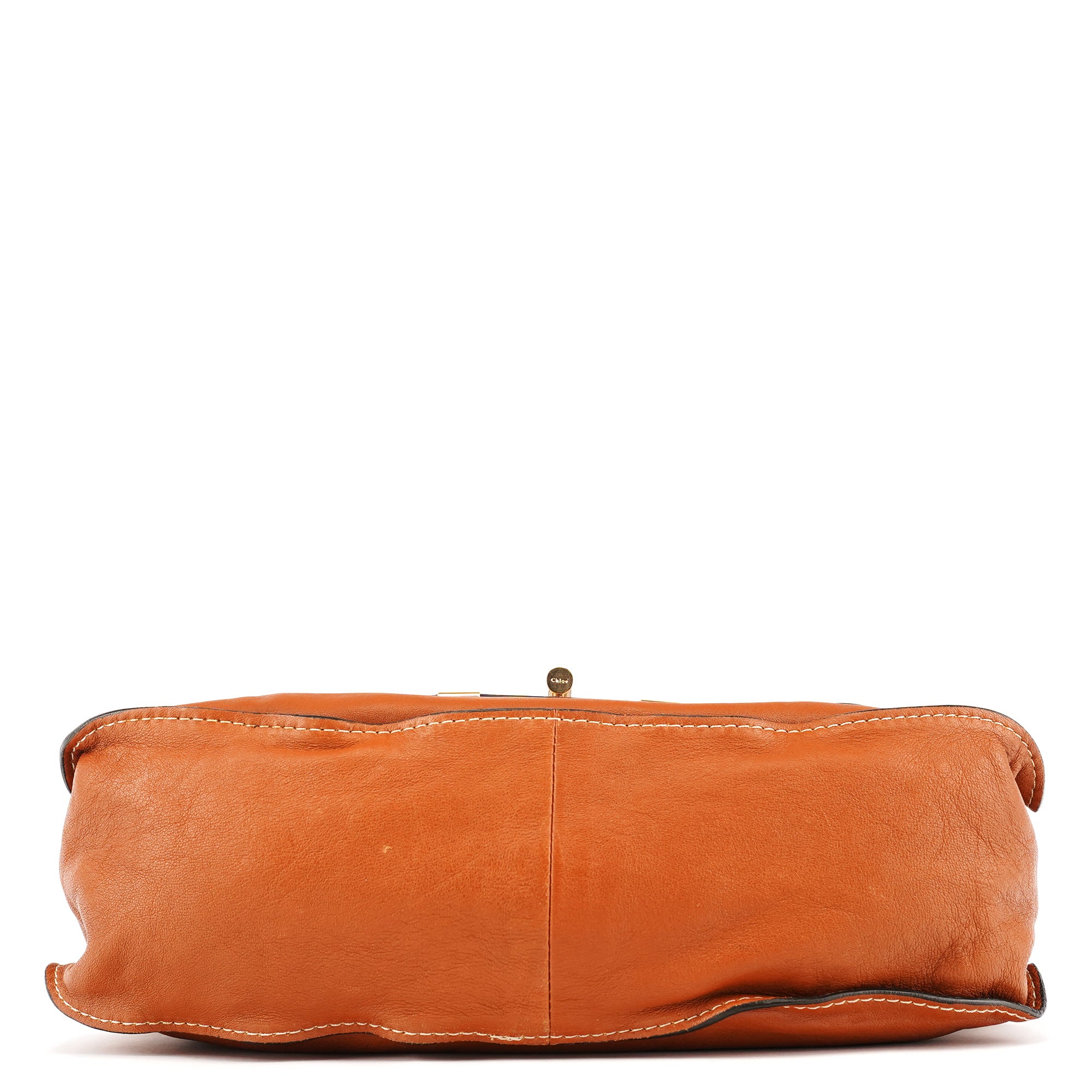 Brown Leather Marcie Turnlock 2-Way Bag