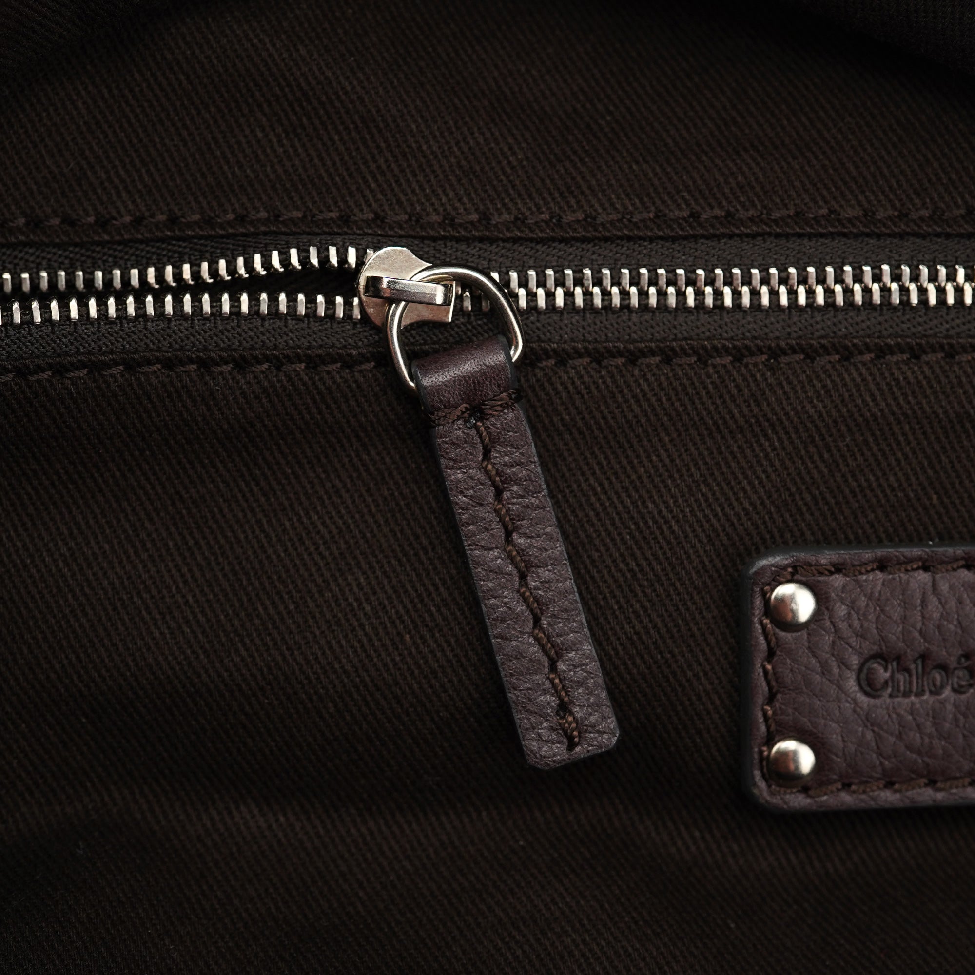 Brown Leather Paddington Boston Bag