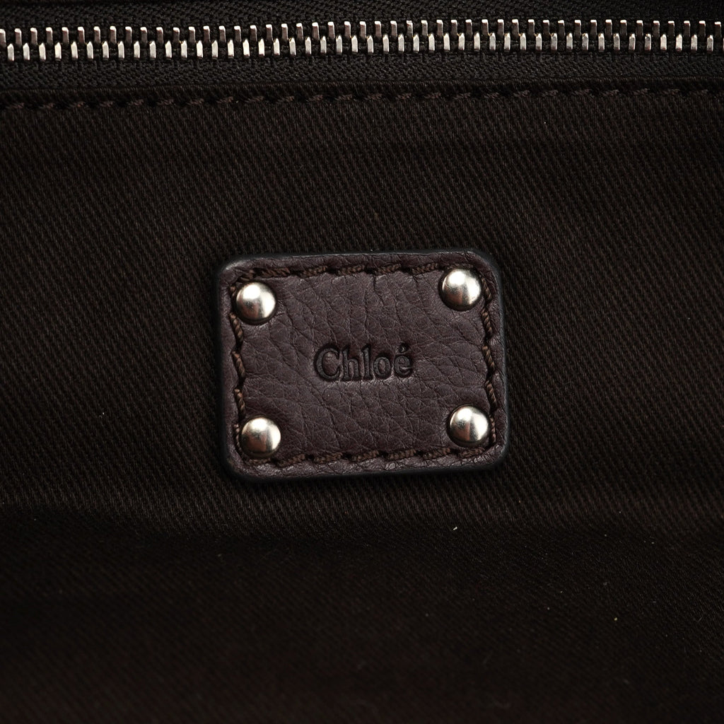 Brown Leather Paddington Boston Bag