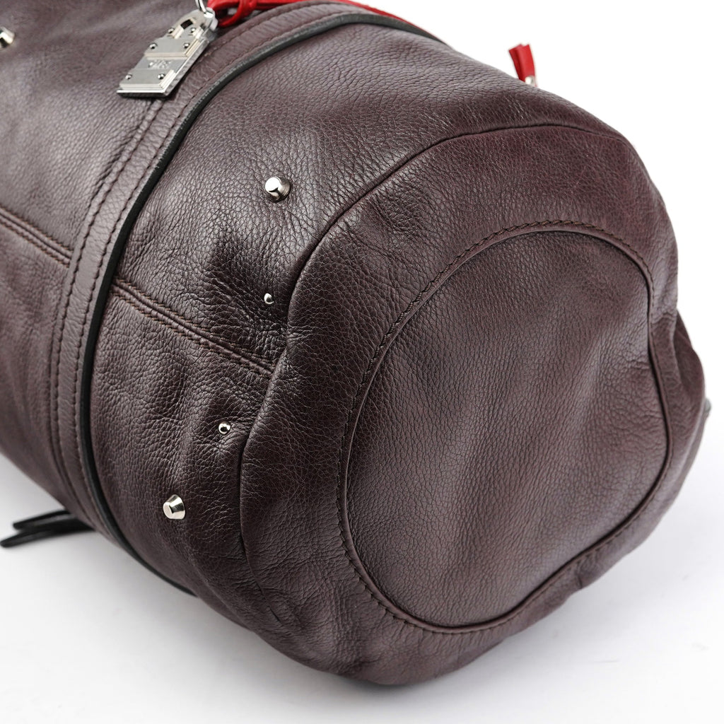 Brown Leather Paddington Boston Bag