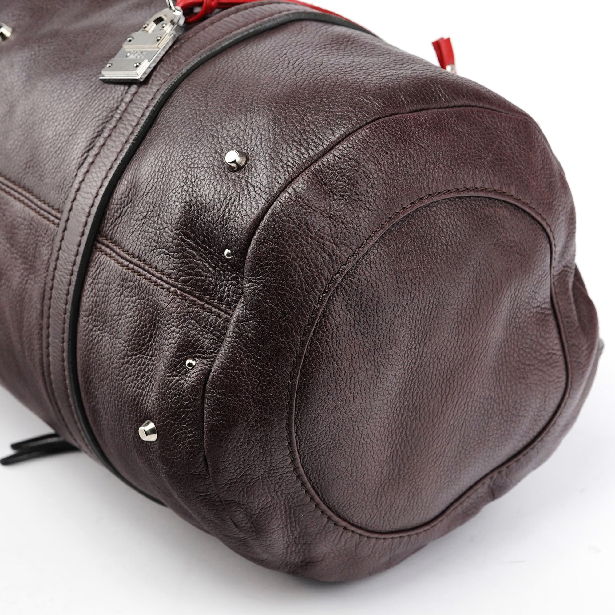 Brown Leather Paddington Boston Bag