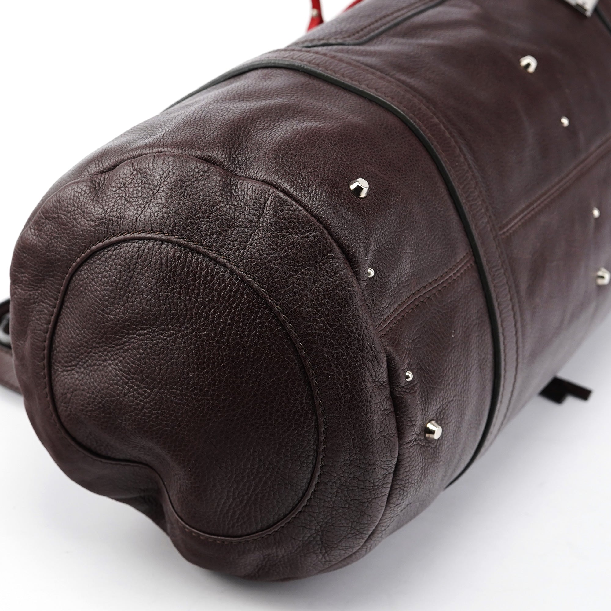 Brown Leather Paddington Boston Bag