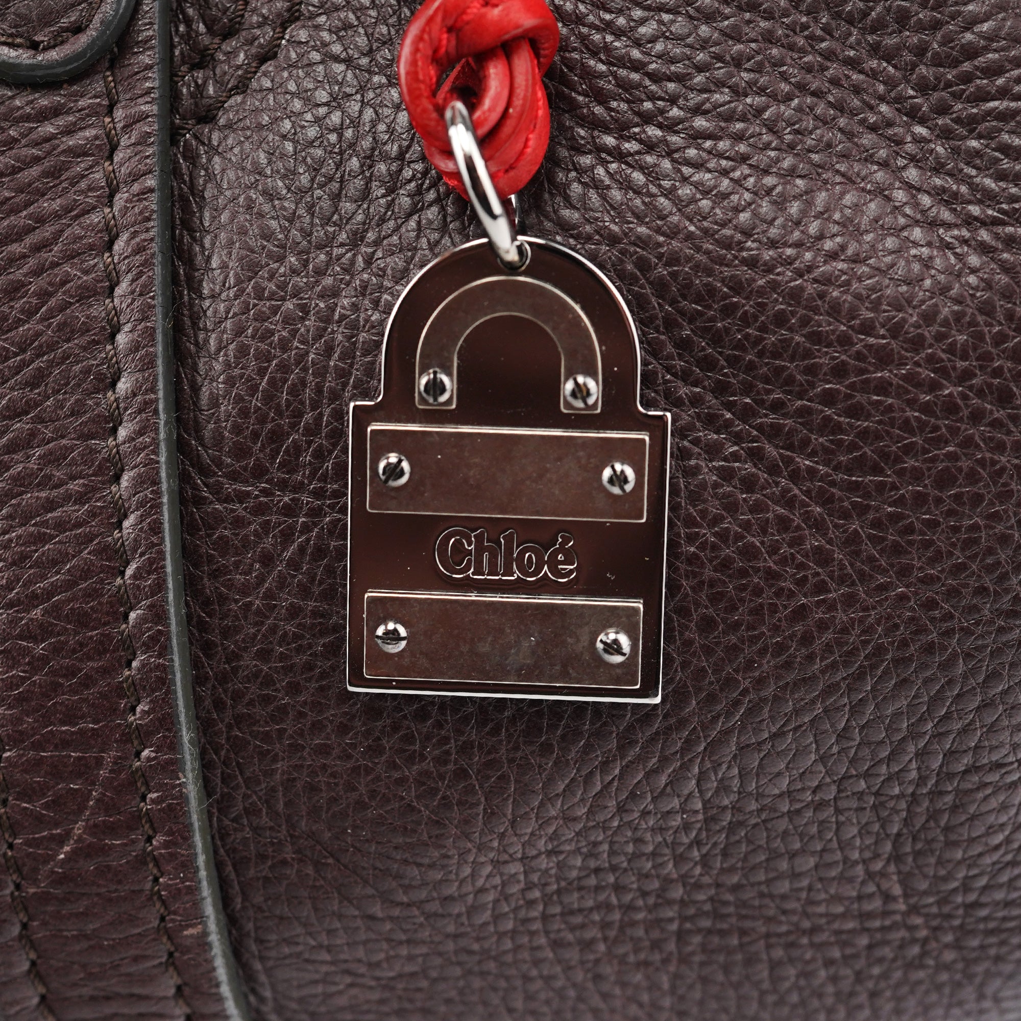 Brown Leather Paddington Boston Bag