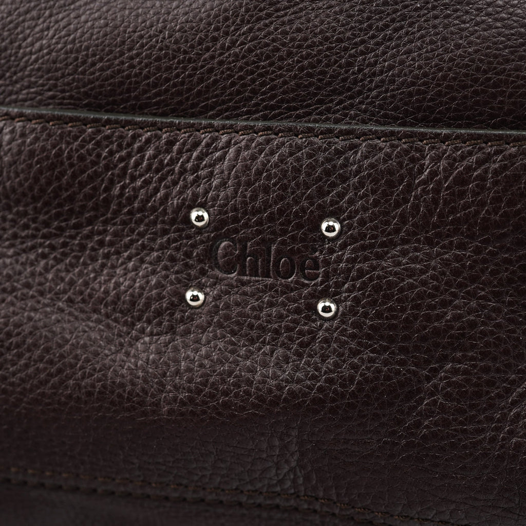 Brown Leather Paddington Boston Bag
