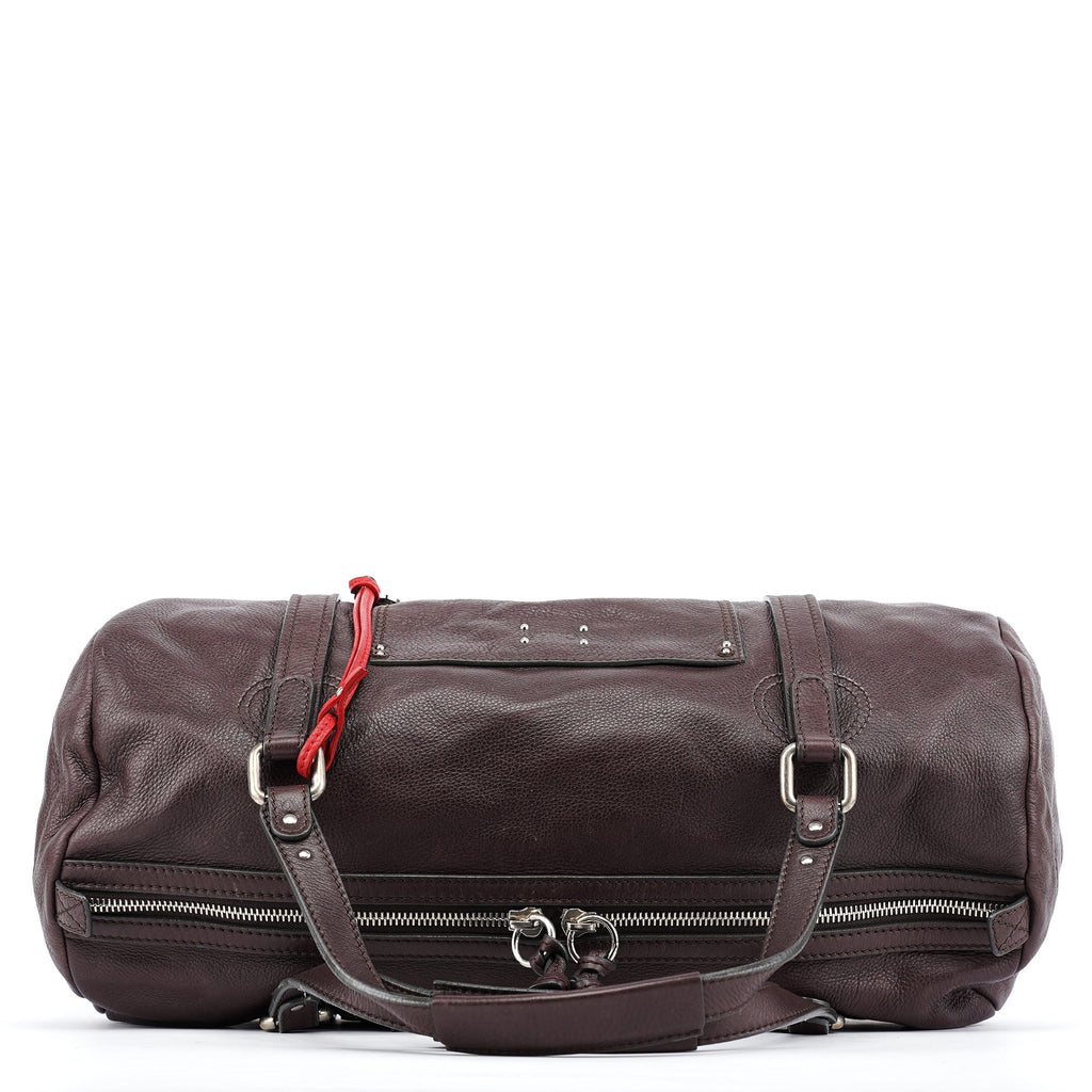 Brown Leather Paddington Boston Bag