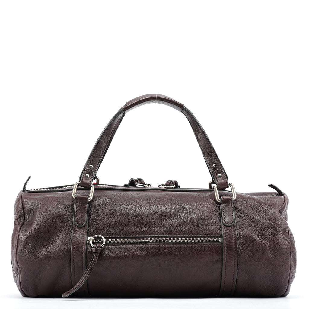 Brown Leather Paddington Boston Bag