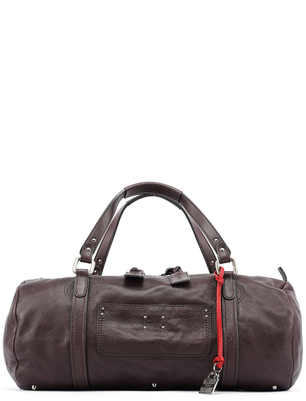Brown Leather Paddington Boston Bag