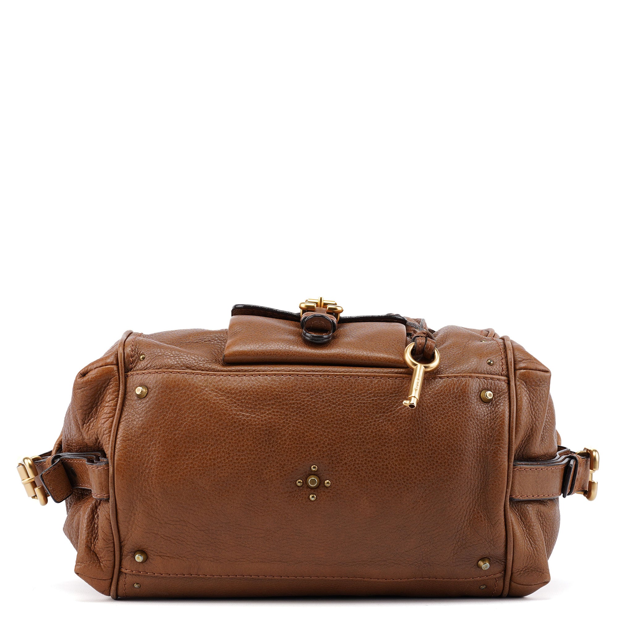 Brown Leather Paddington Padlock Shoulder Bag