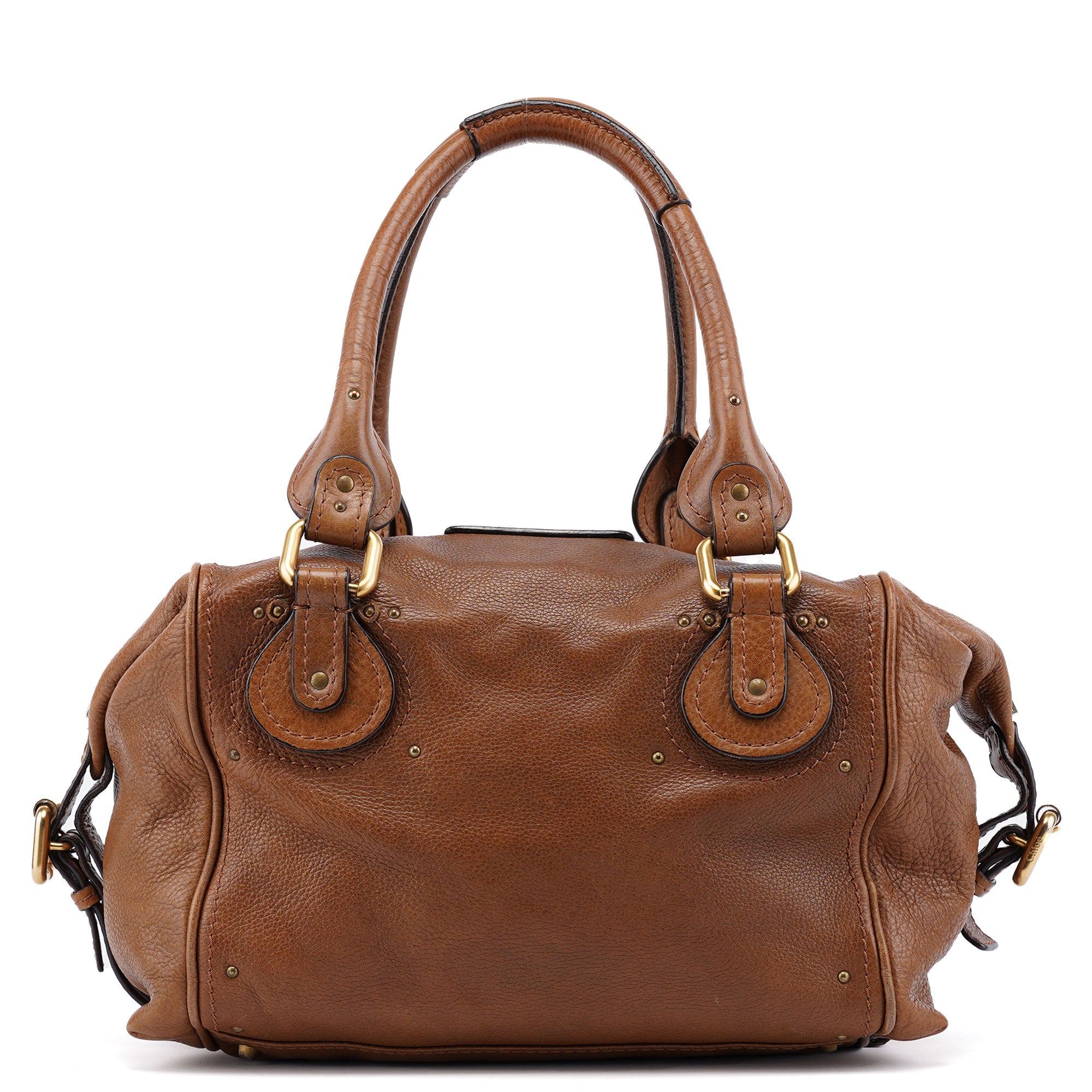 Brown Leather Paddington Padlock Shoulder Bag