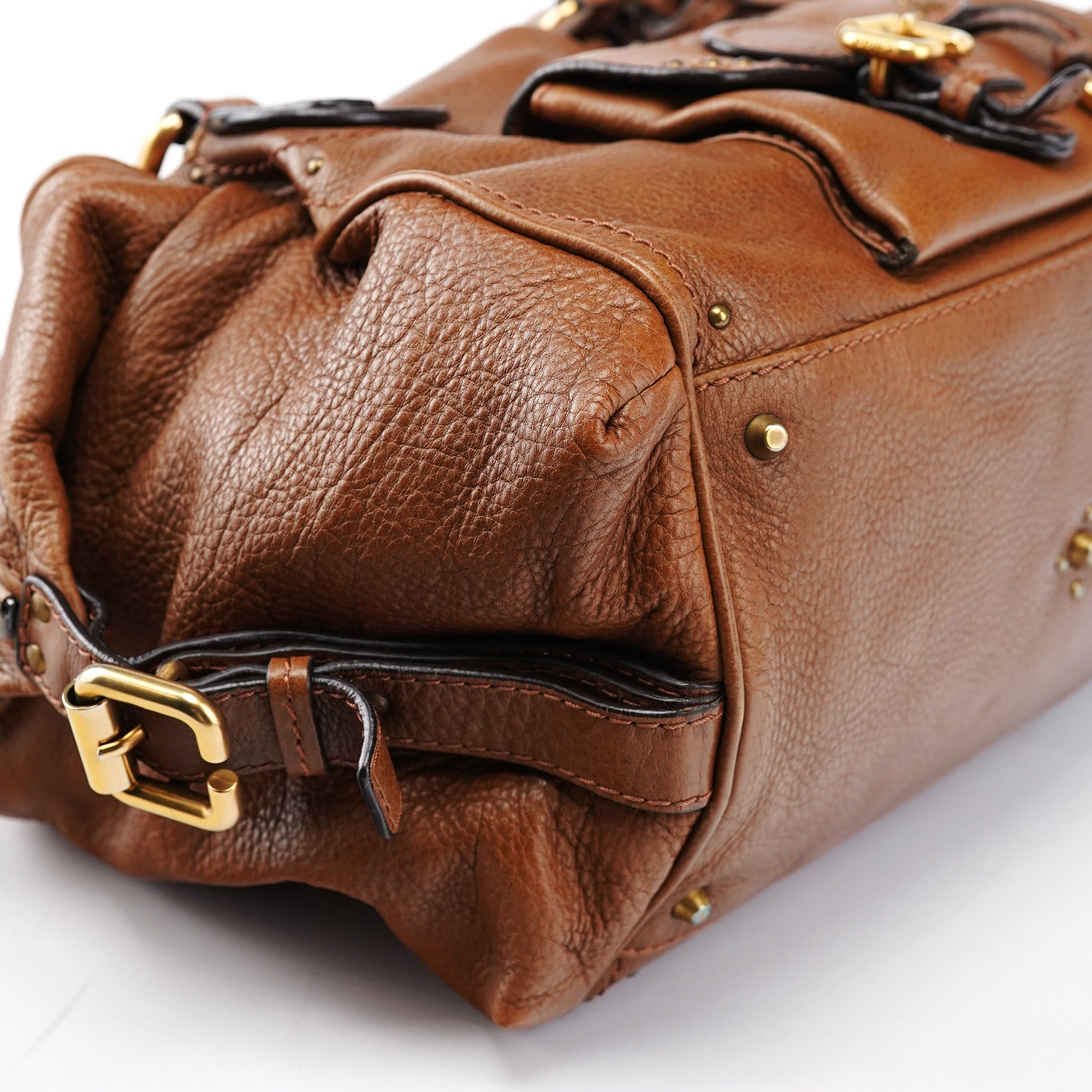 Brown Leather Paddington Padlock Shoulder Bag