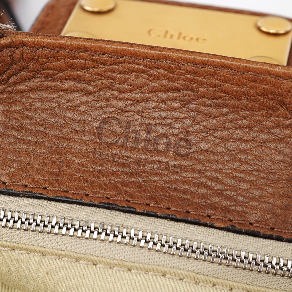 Brown Leather Paddington Padlock Shoulder Bag