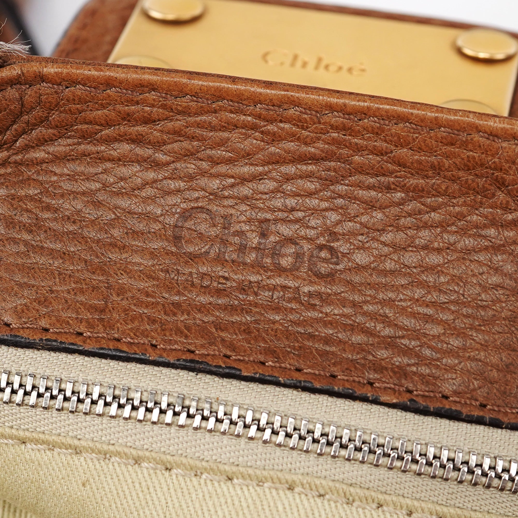 Brown Leather Paddington Padlock Shoulder Bag