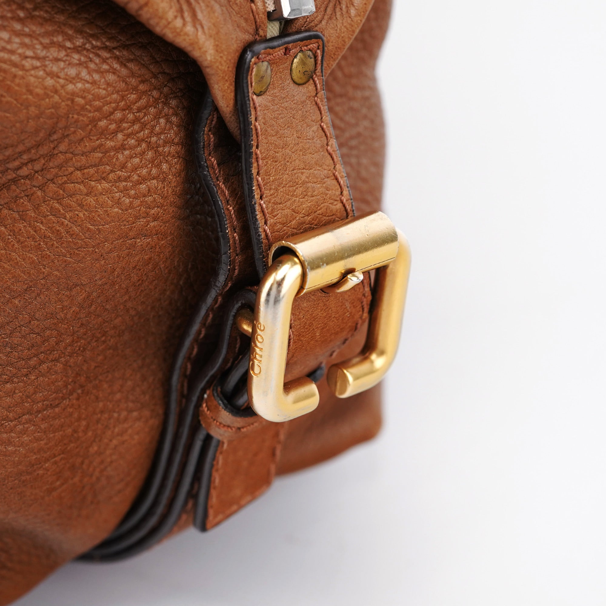 Brown Leather Paddington Padlock Shoulder Bag
