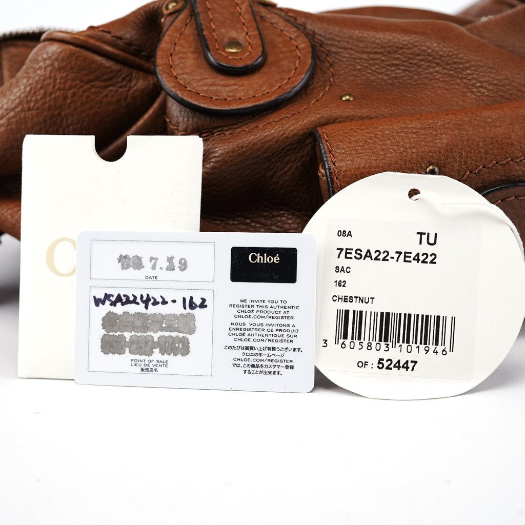 Brown Leather Paddington Padlock Shoulder Bag