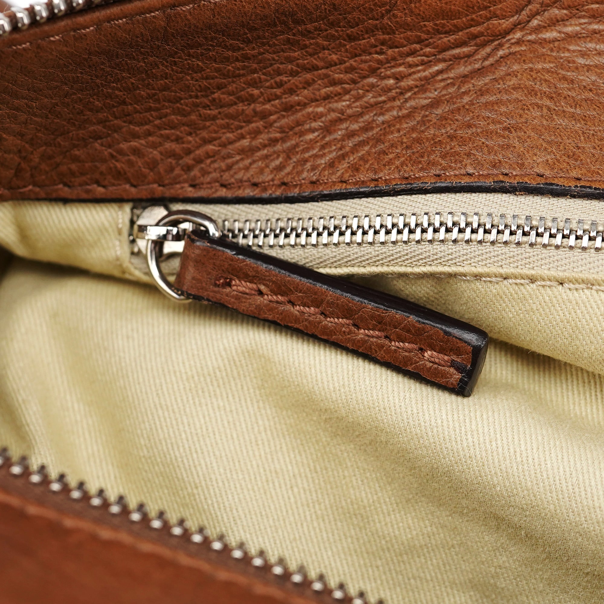 Brown Leather Paddington Padlock Shoulder Bag
