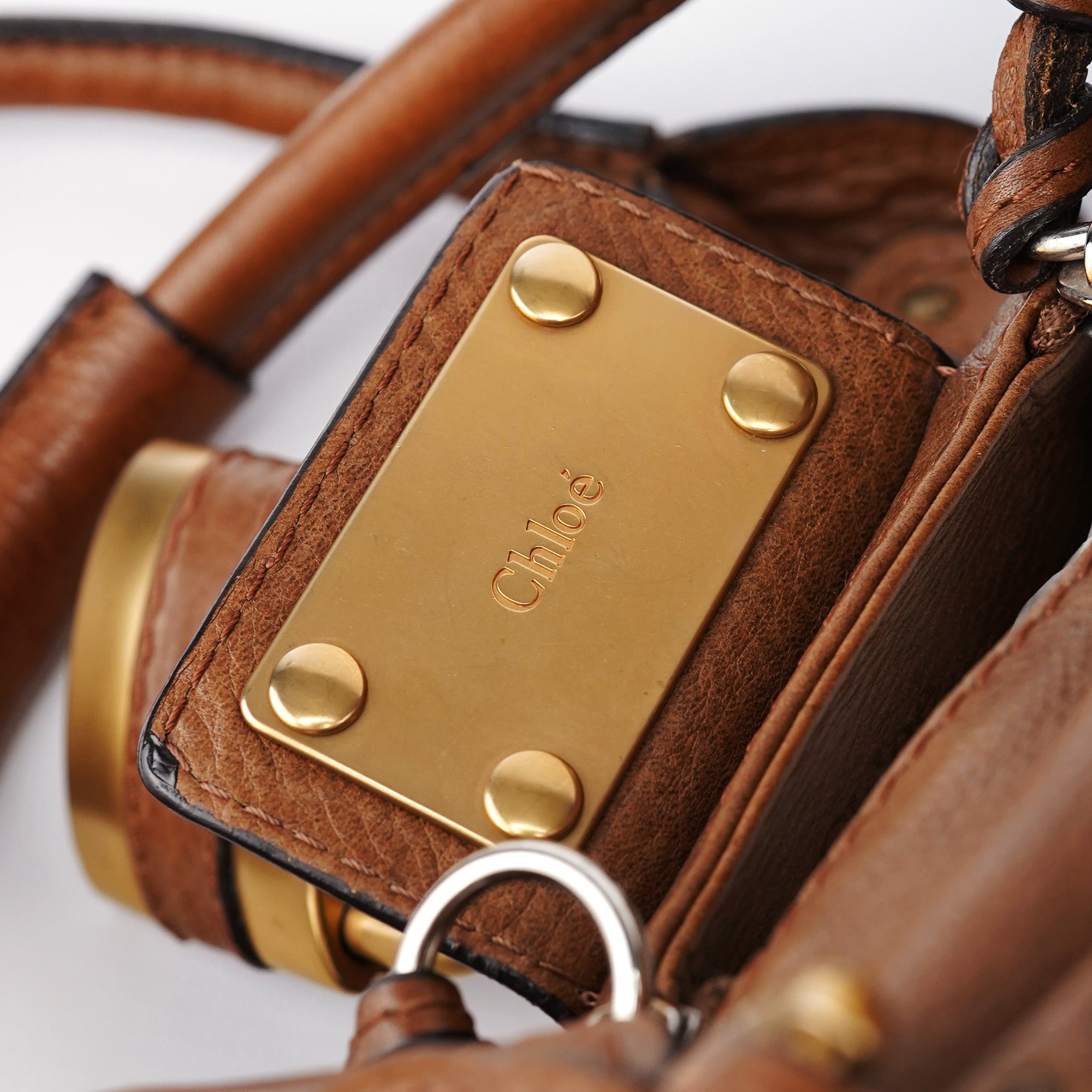 Brown Leather Paddington Padlock Shoulder Bag