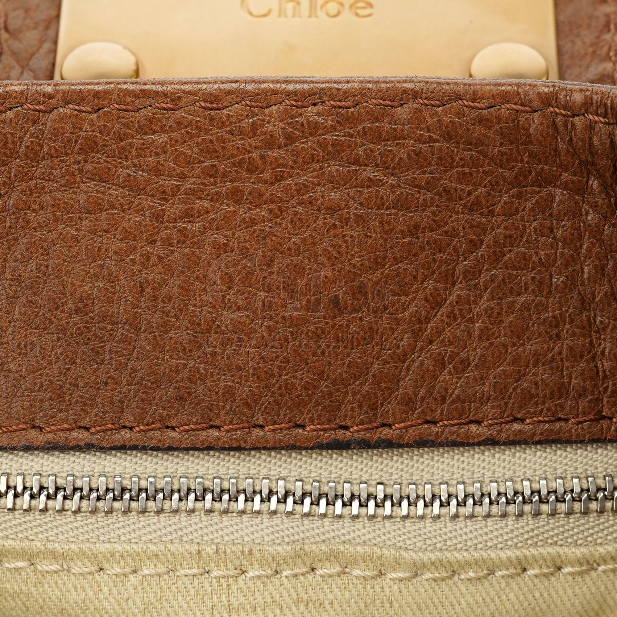 Brown Leather Paddington Pocket Shoulder Bag
