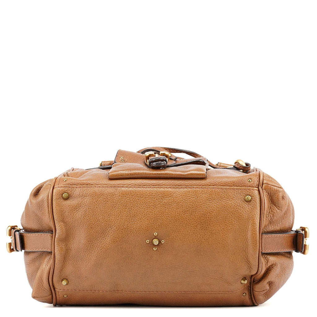 Brown Leather Paddington Pocket Shoulder Bag