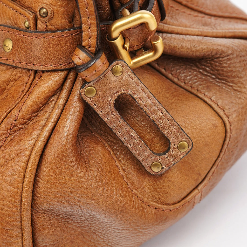 Brown Leather Paddington Shoulder Bag