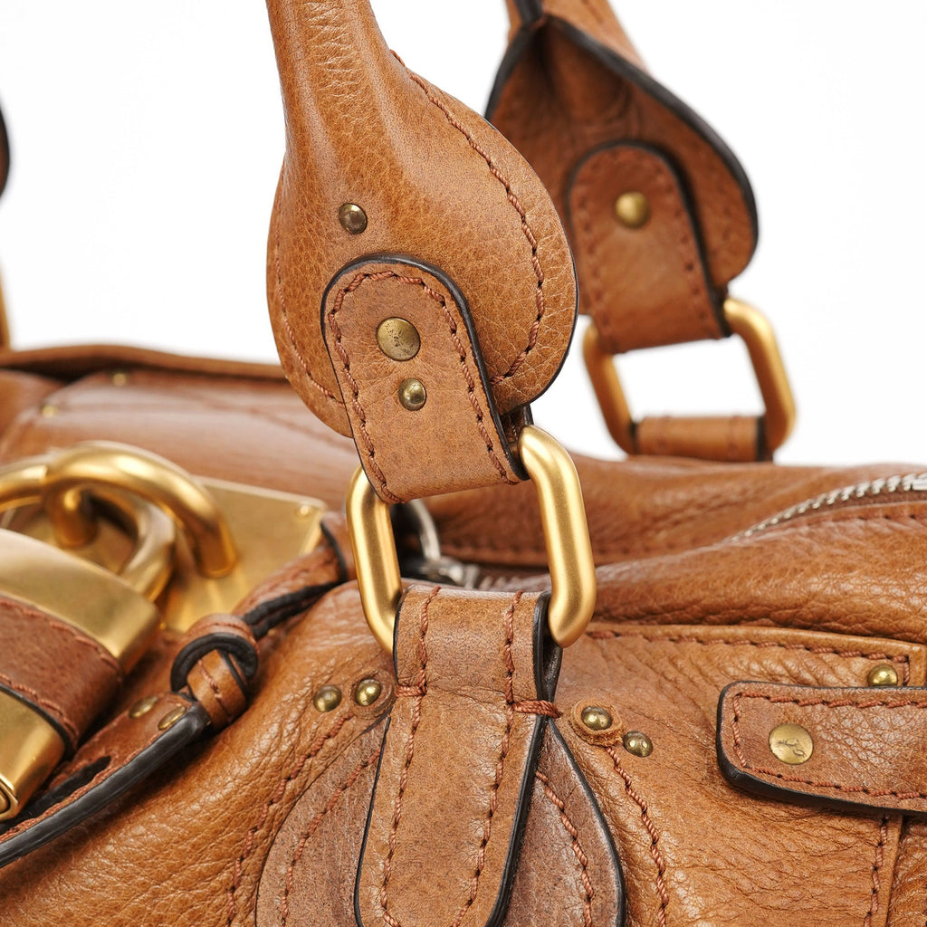 Brown Leather Paddington Shoulder Bag