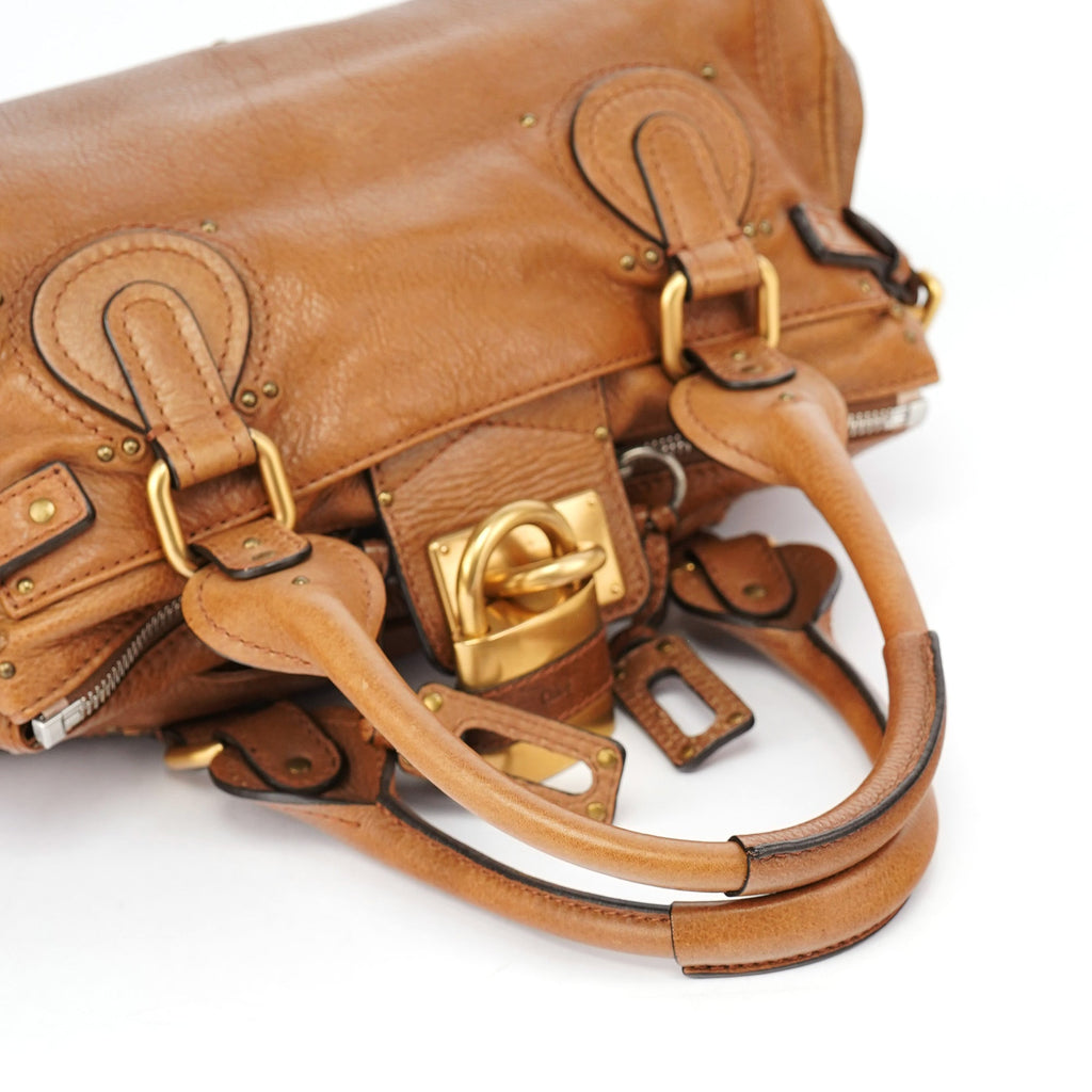 Brown Leather Paddington Shoulder Bag