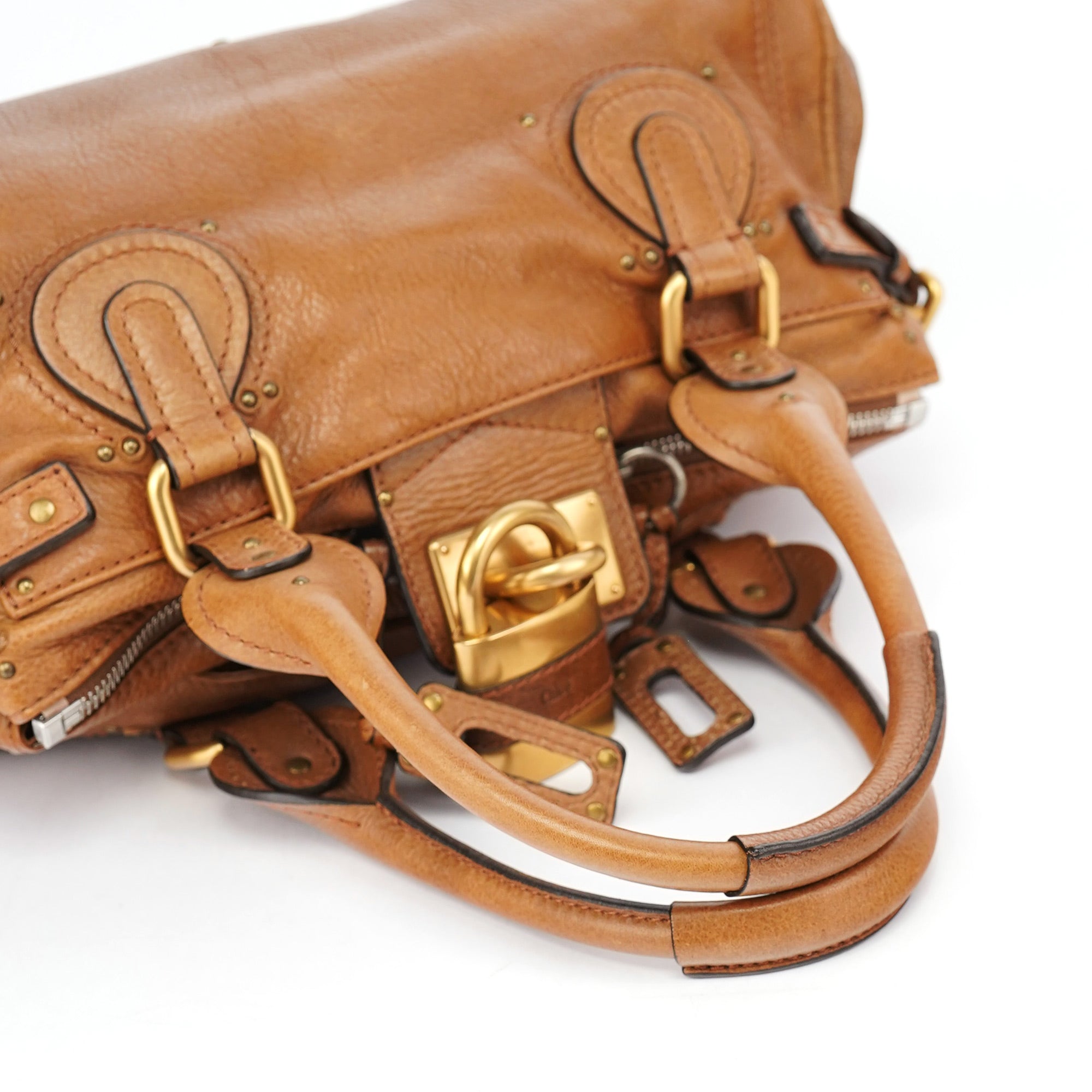 Brown Leather Paddington Shoulder Bag