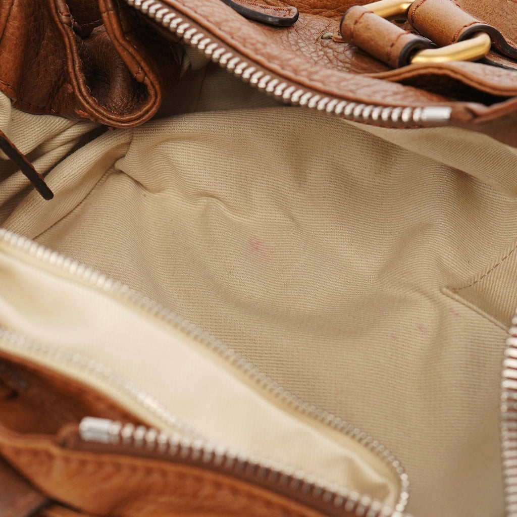 Brown Leather Paddington Shoulder Bag