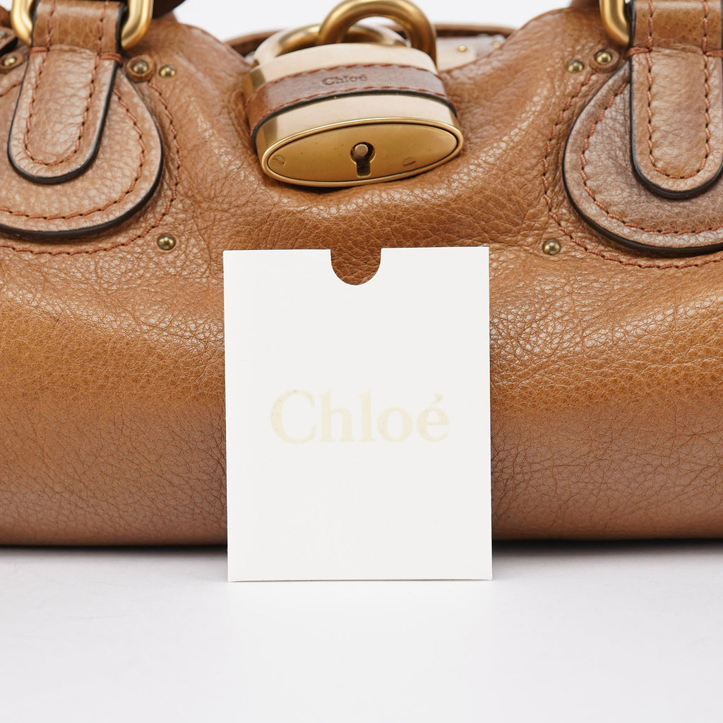 Brown Leather Paddington Shoulder Bag