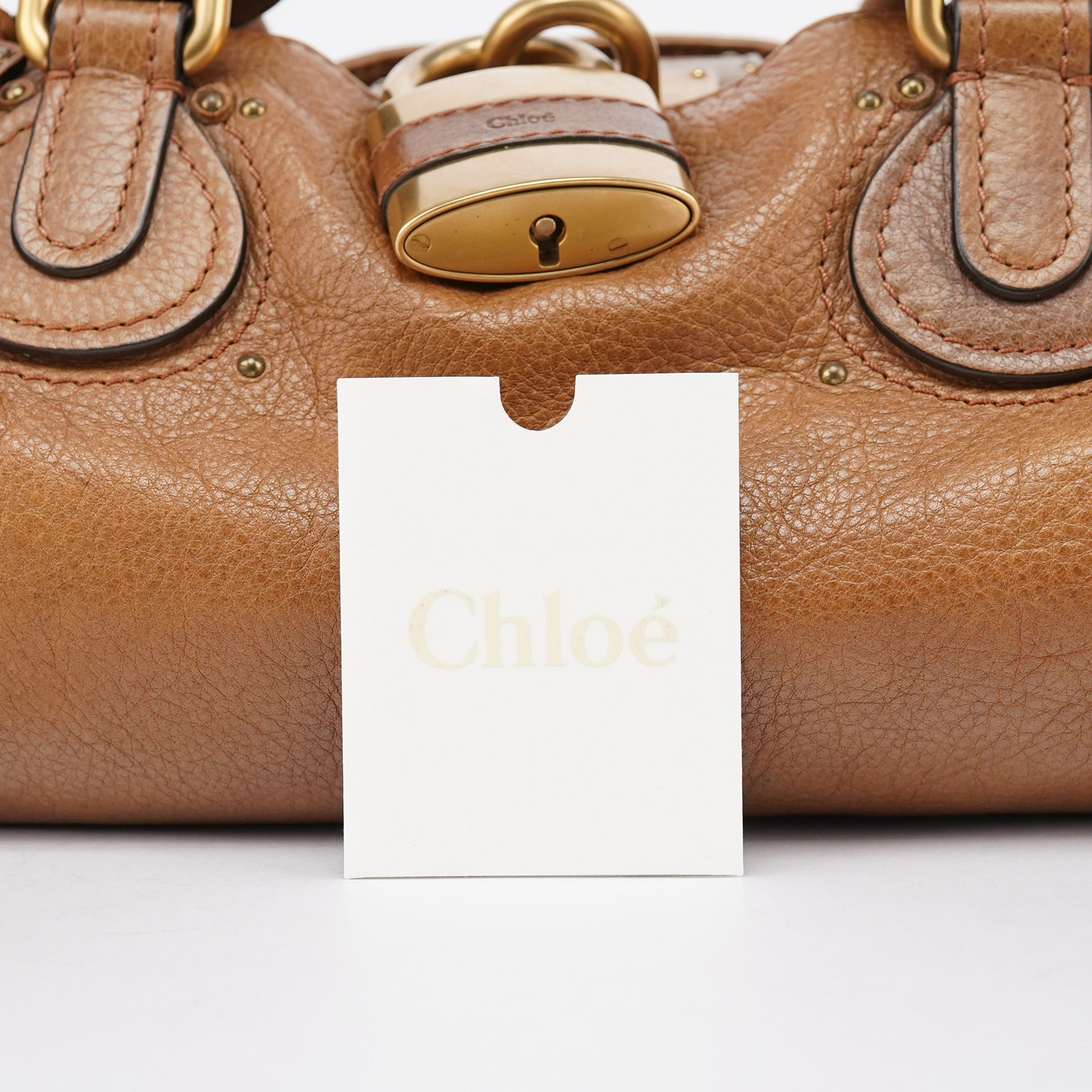 Brown Leather Paddington Shoulder Bag