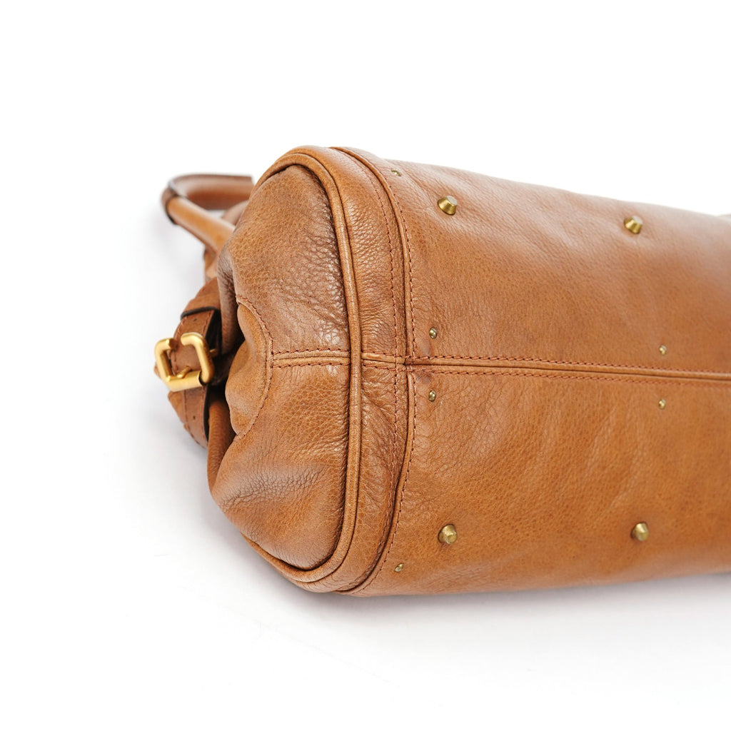 Brown Leather Paddington Shoulder Bag