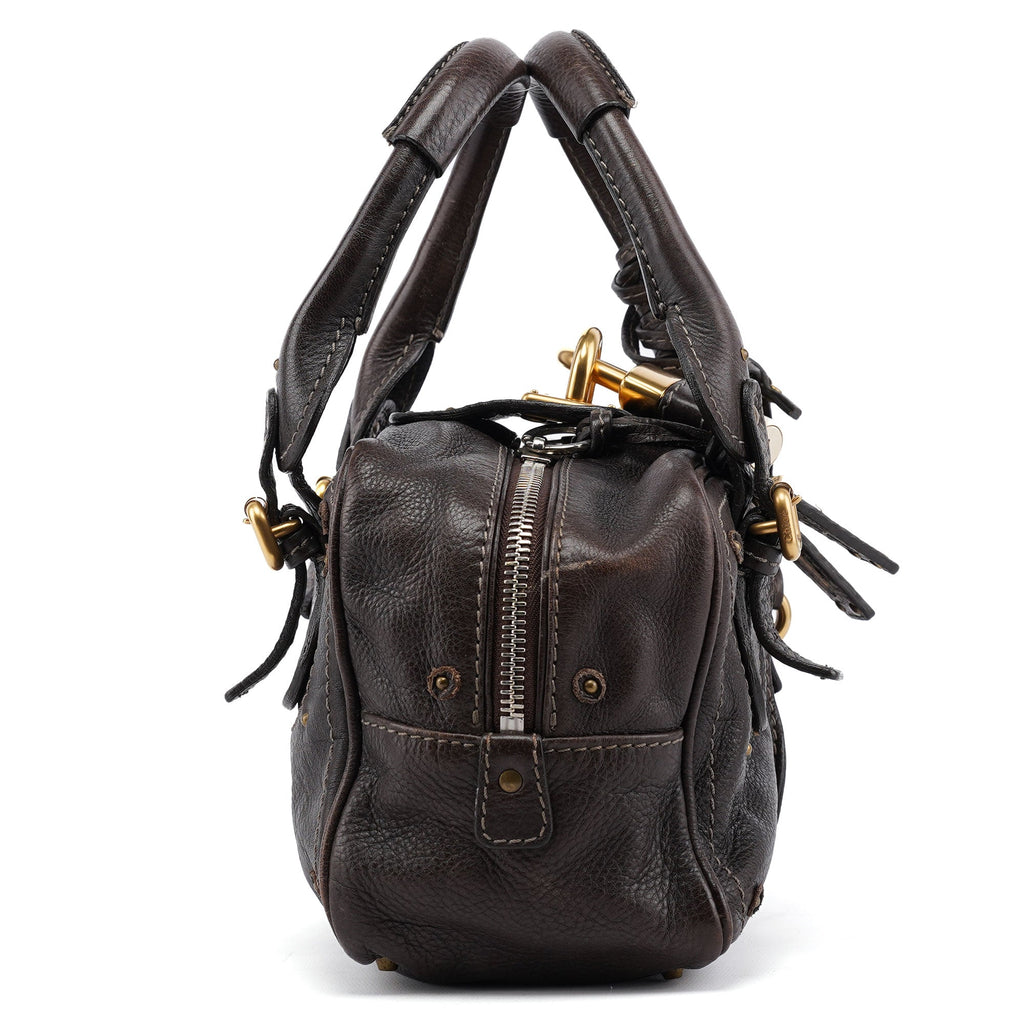 Brown Leather Paddington Shoulder Bag
