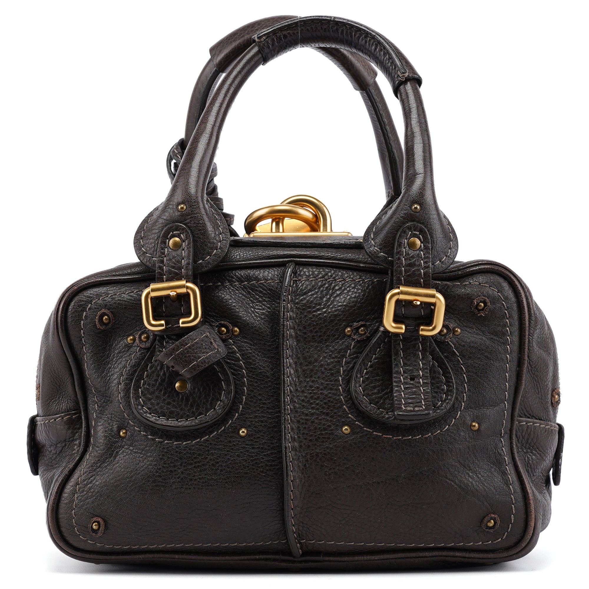 Brown Leather Paddington Shoulder Bag