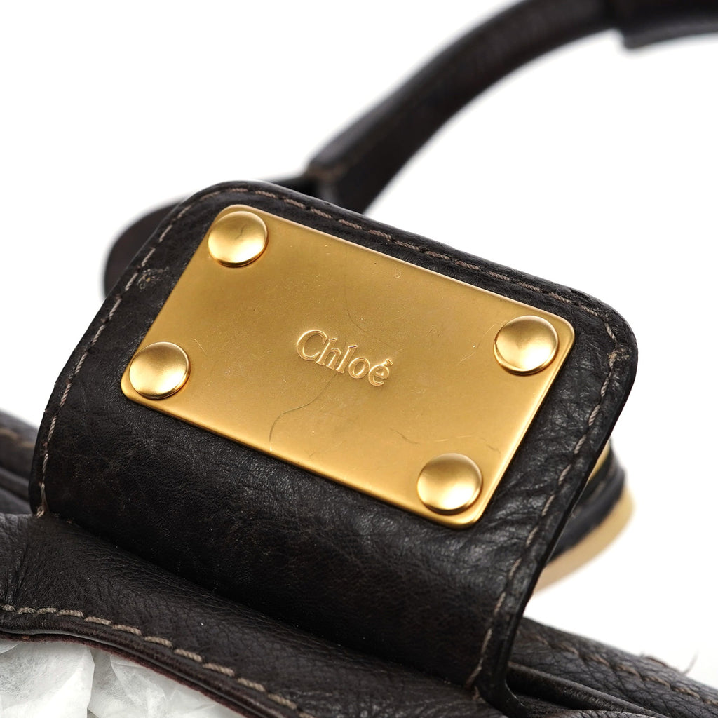 Brown Leather Paddington Shoulder Bag
