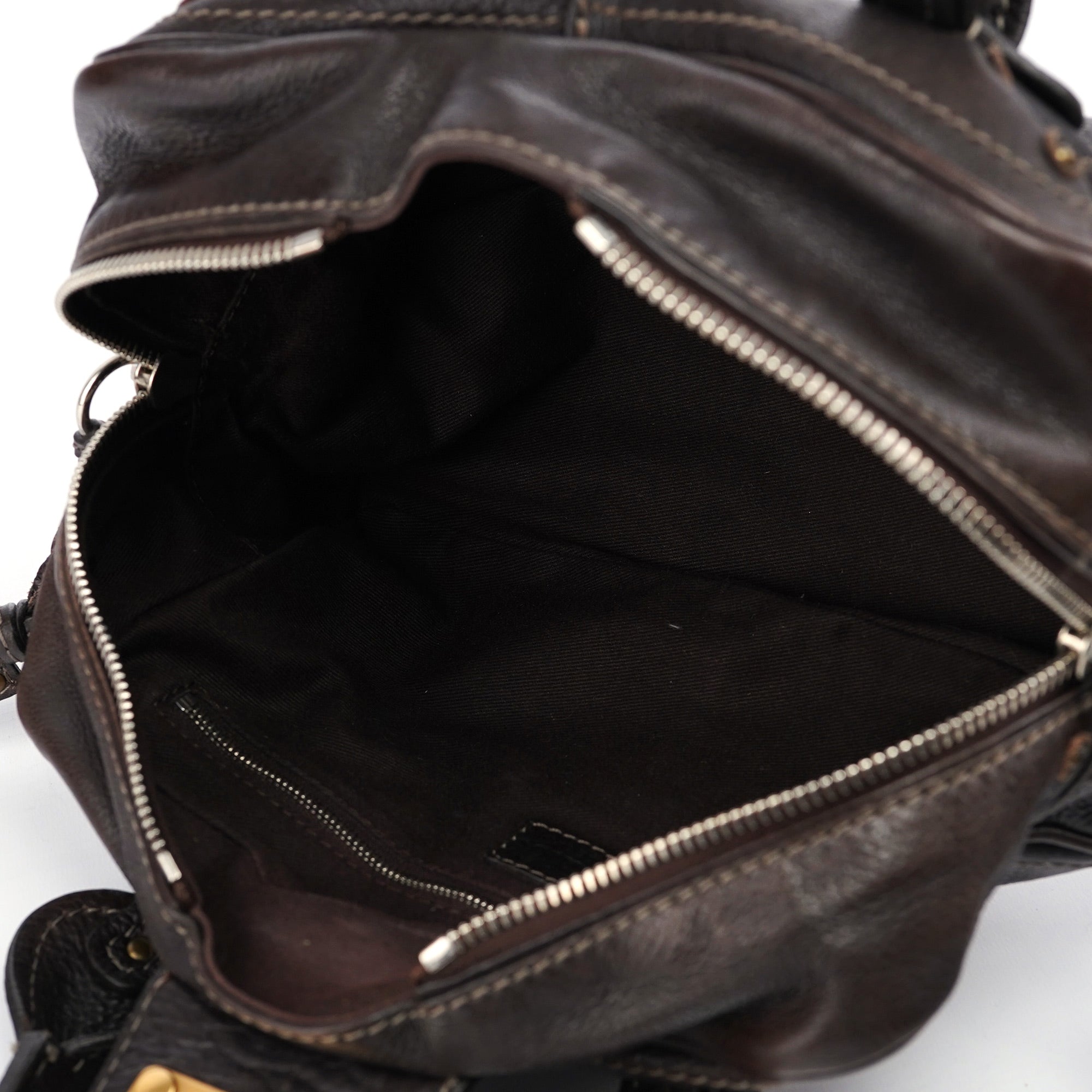 Brown Leather Paddington Shoulder Bag