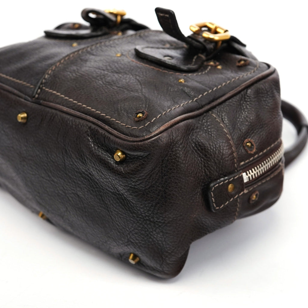 Brown Leather Paddington Shoulder Bag