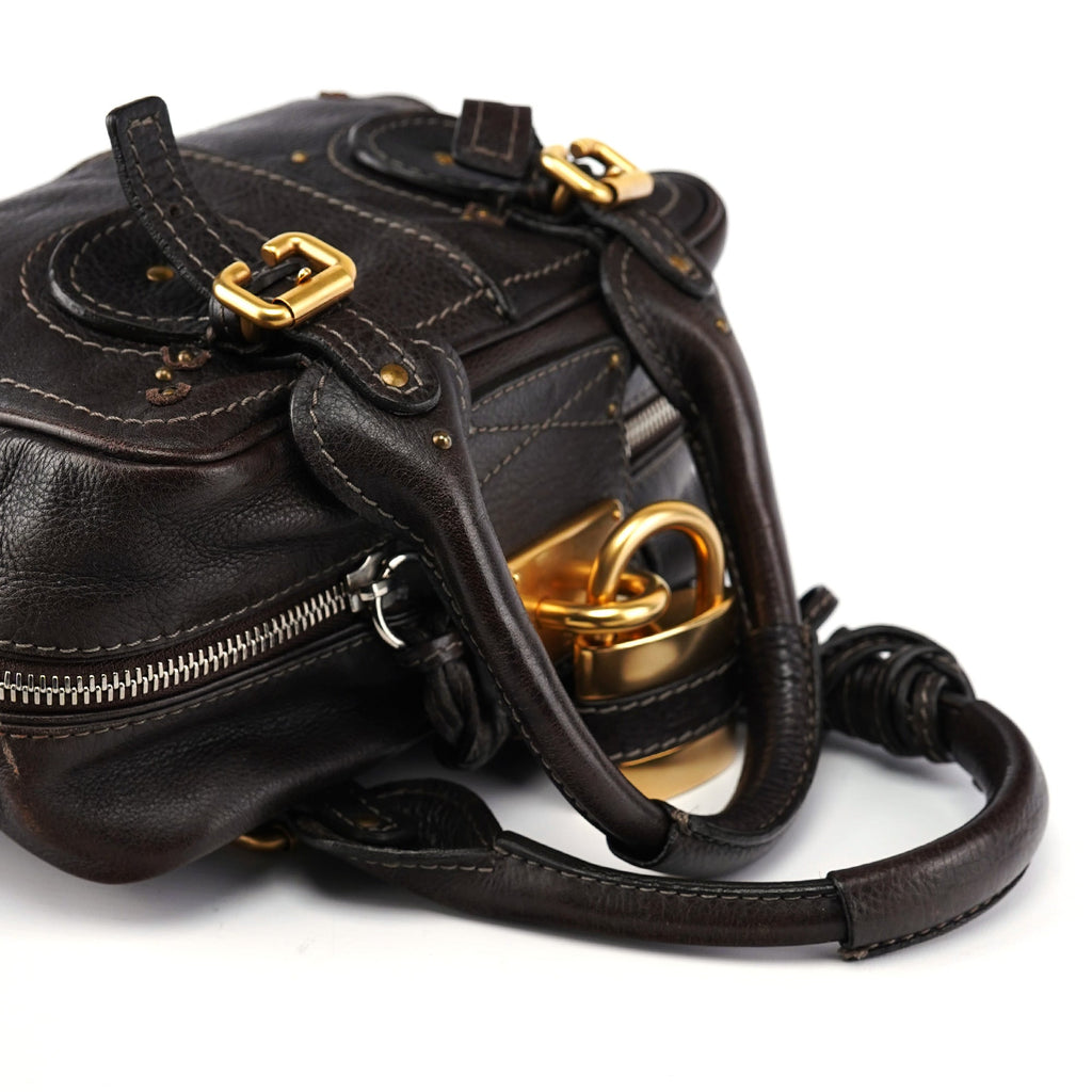 Brown Leather Paddington Shoulder Bag