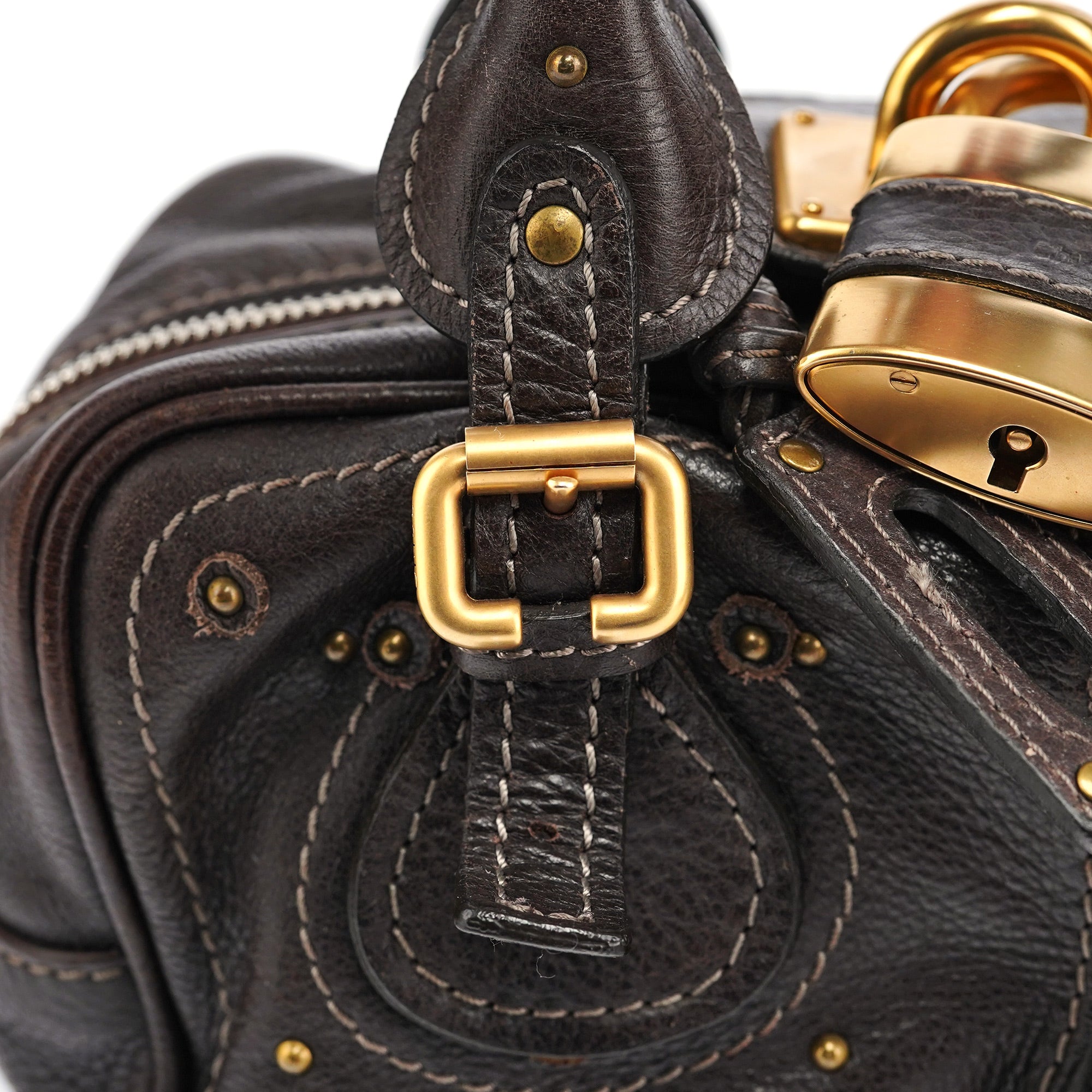 Brown Leather Paddington Shoulder Bag