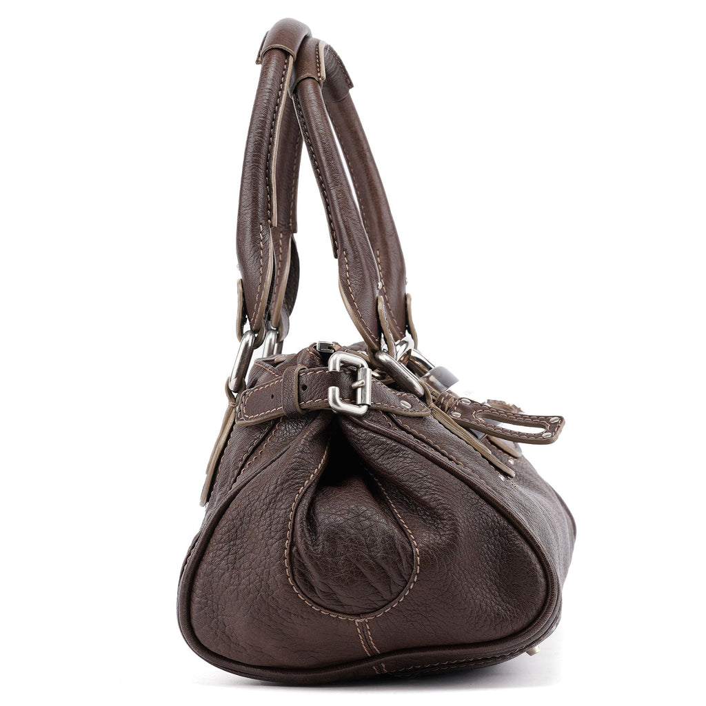 Brown Leather Paddington Shoulder Bag