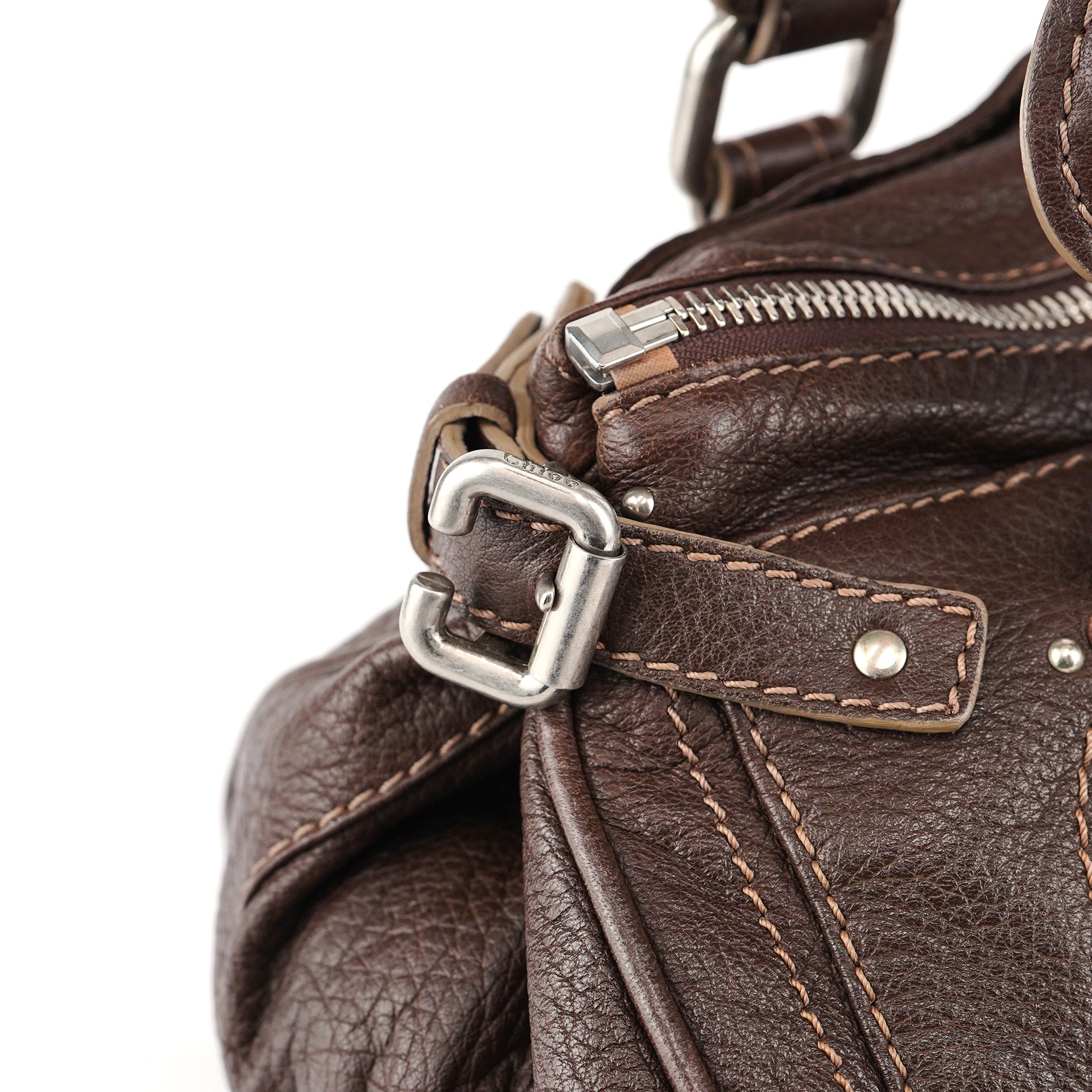 Brown Leather Paddington Shoulder Bag