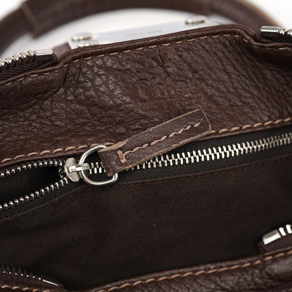 Brown Leather Paddington Shoulder Bag
