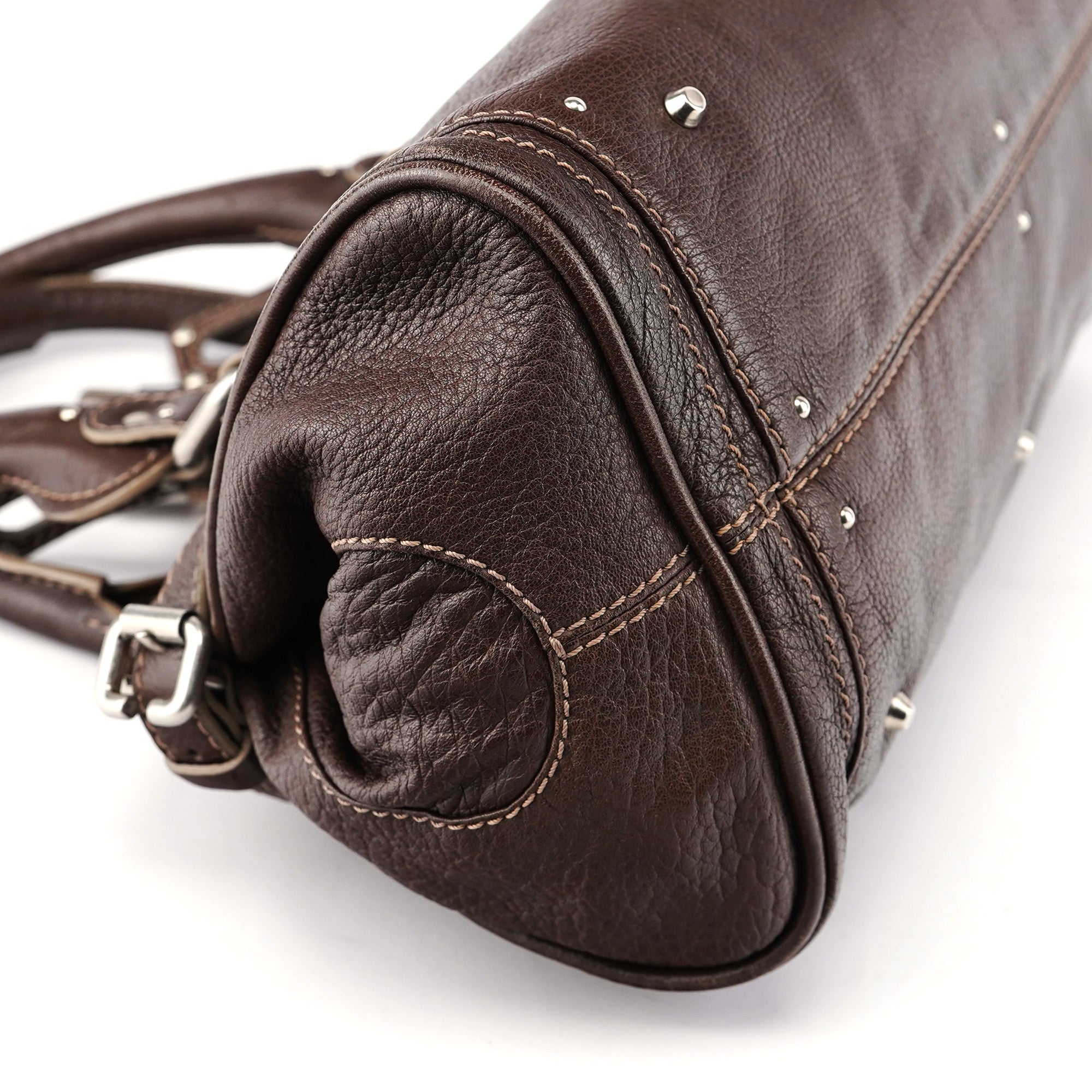 Brown Leather Paddington Shoulder Bag