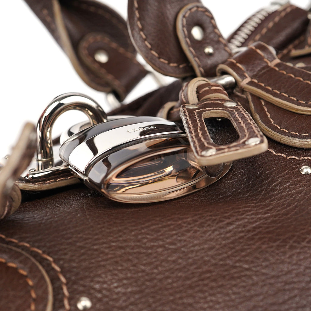 Brown Leather Paddington Shoulder Bag