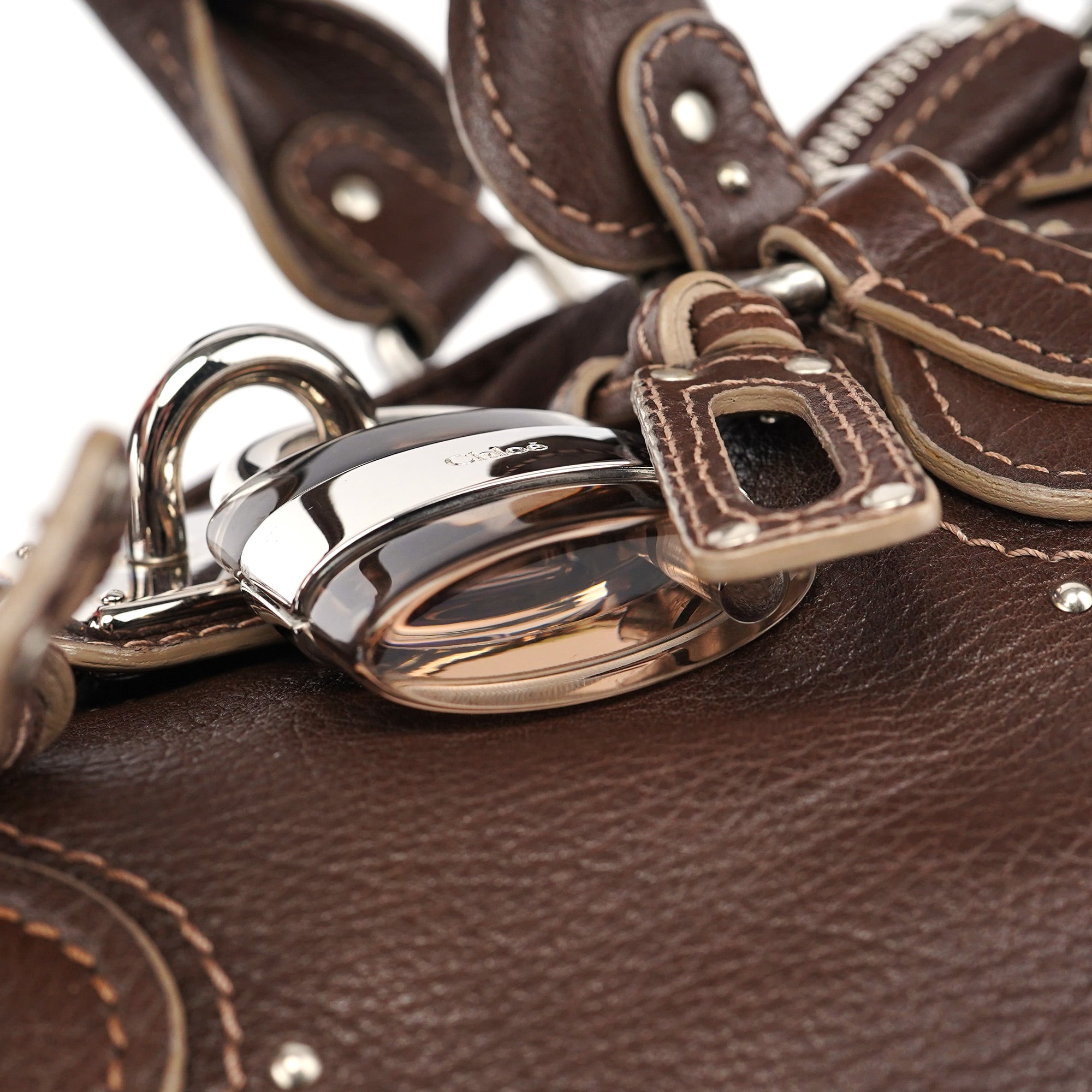 Brown Leather Paddington Shoulder Bag