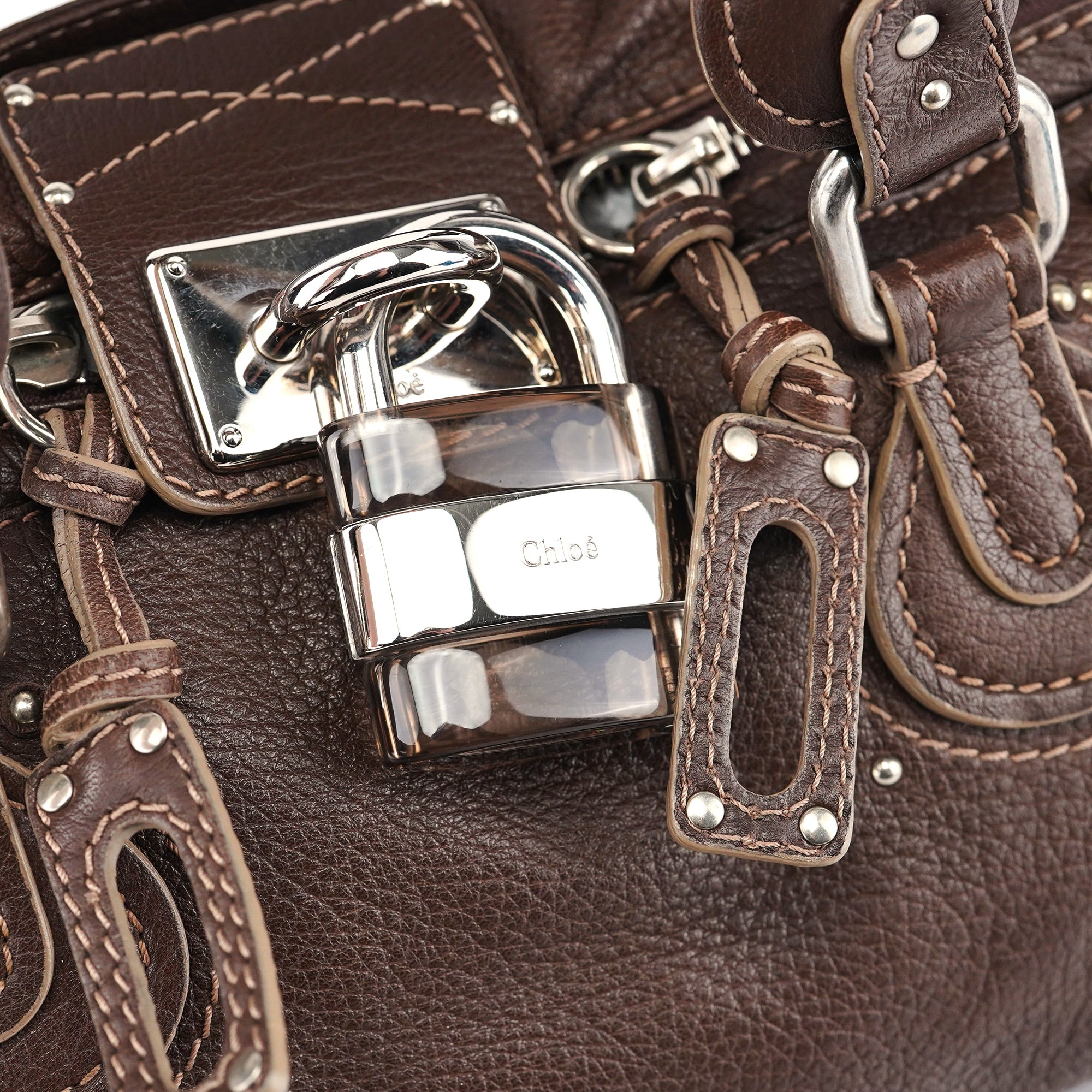 Brown Leather Paddington Shoulder Bag